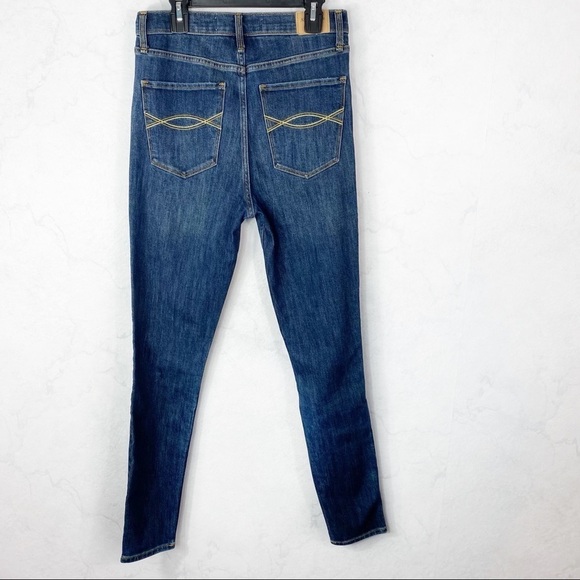 [A&F] High Rise Denim Skinny Jeans - Picture 3 of 5